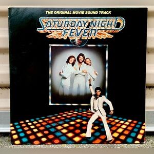 1977 Vintage Vinyl Original Movie Sound Track SATURDAY NIGHT FEVER Double LP